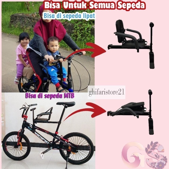 Kursi Bangku Jok Boncengan Bonceng Anak Sepeda Lipat Sepeda Gunung