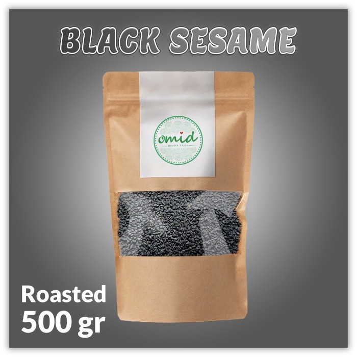 

Organic Bla Roasted Sesame Seeds (Biji Wijen Hitam Panggang) 500Gr