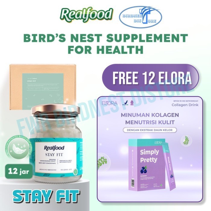 

Realfood Stay Fit Sarang Burung Walet Imun Booster