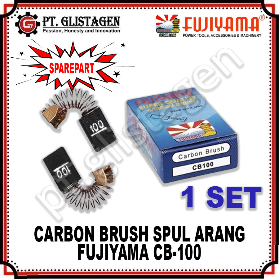 FUJIYAMA CB100 Carbon Karbon Brush Kul Spul Bostel Arang CB100 CB 100 CB-100