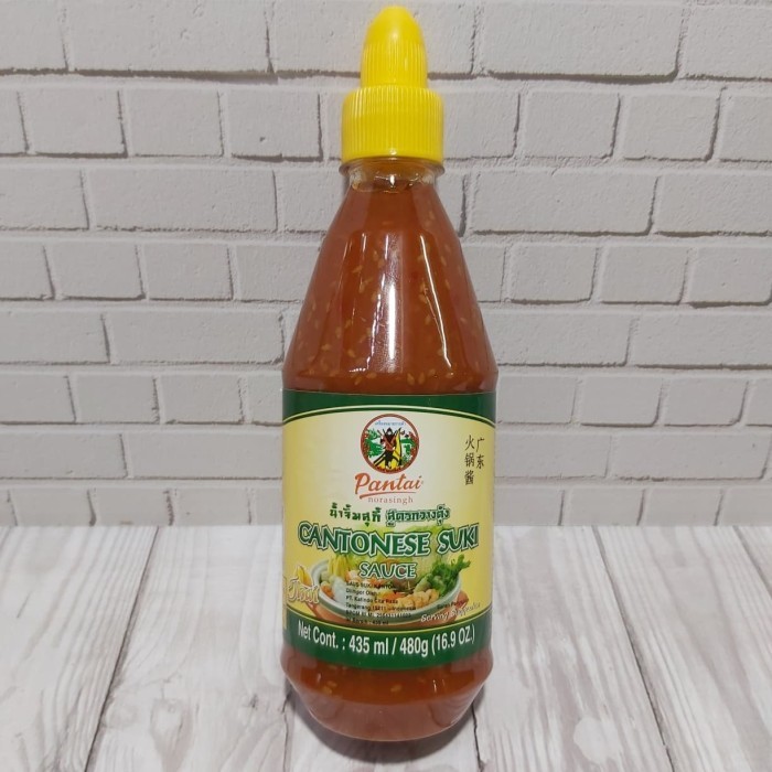 

Pantai Cantonese Suki Sauce Sambal Saus Suki 480 Gram ( Botol Besar )