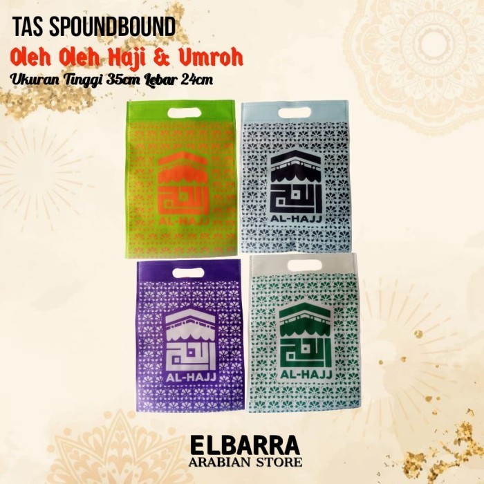 

((((()paling dicari] Tas Oleh Oleh Haji Spoundbond Al - Hajj 35x24