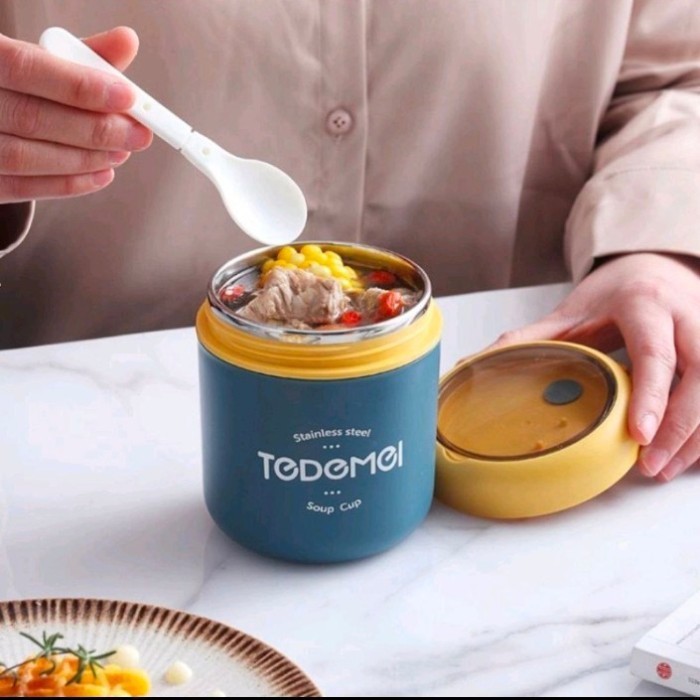 Tedemei Rantang / Termos Sup Kuah Ready