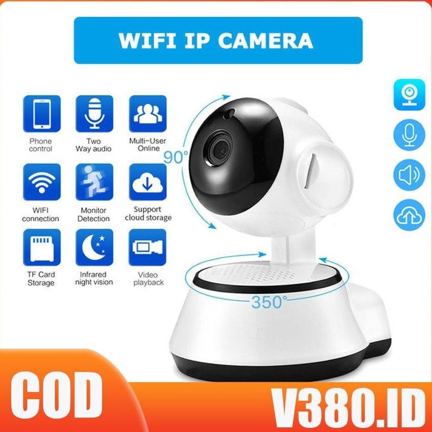 [DISKON] V380 PRO  cctv wifi outdoor V380 PRO cctv mini tersembunyi tanpa kabel kamera 360 derajat k