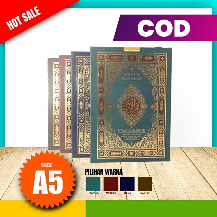 

Al Quran Mushaf Hafalan Utsmani Madinah A5 HC - Terjemah Tajwid