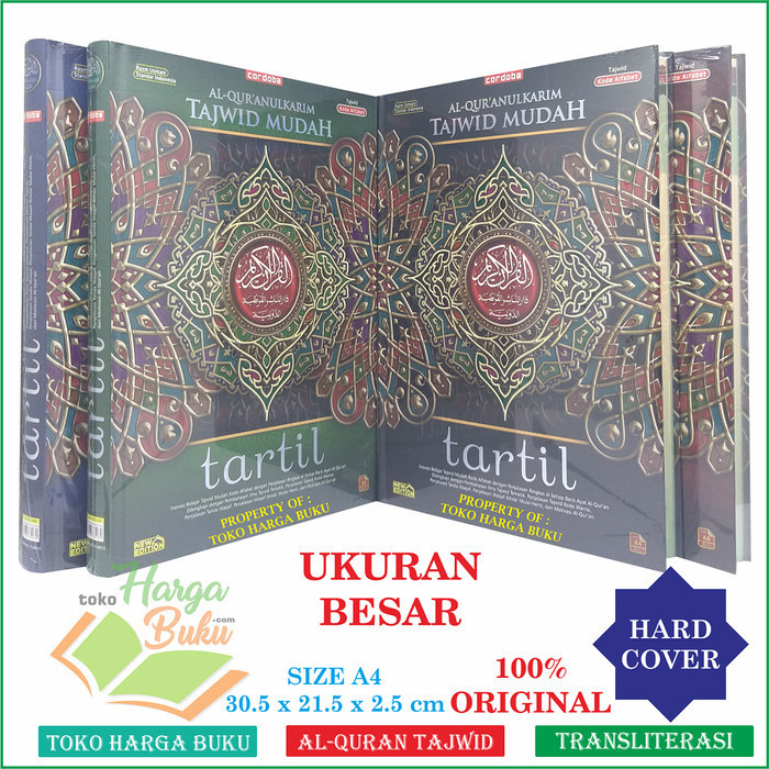 

Al-Qur'an Tajwid Mudah Tartil Ukuran Besar A4 HC Quran Transliterasi