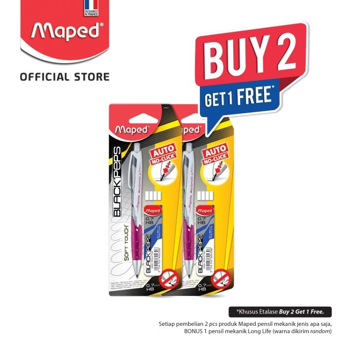 

Black Peps Automatic 0.7 w/ Refill - Blister