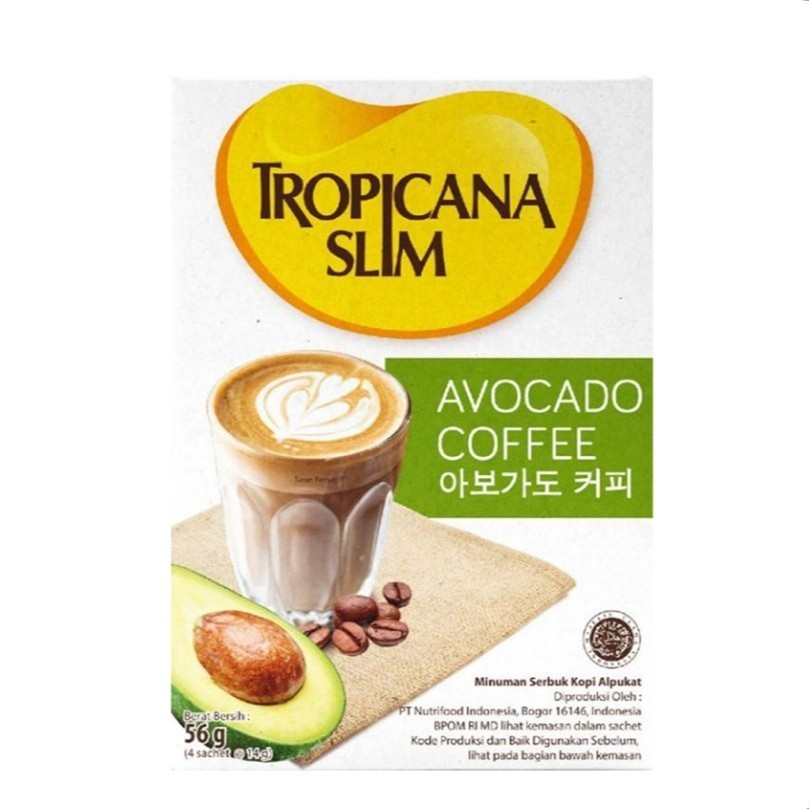 

TROPICANA SLIM Avocado Coffee 4 x 14 g