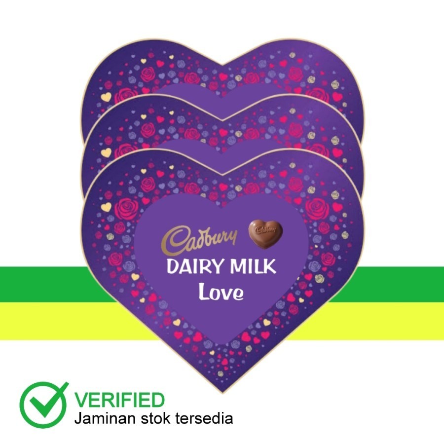 

Cadbury Love Dairy Milk Chocolate 3 x 30 g