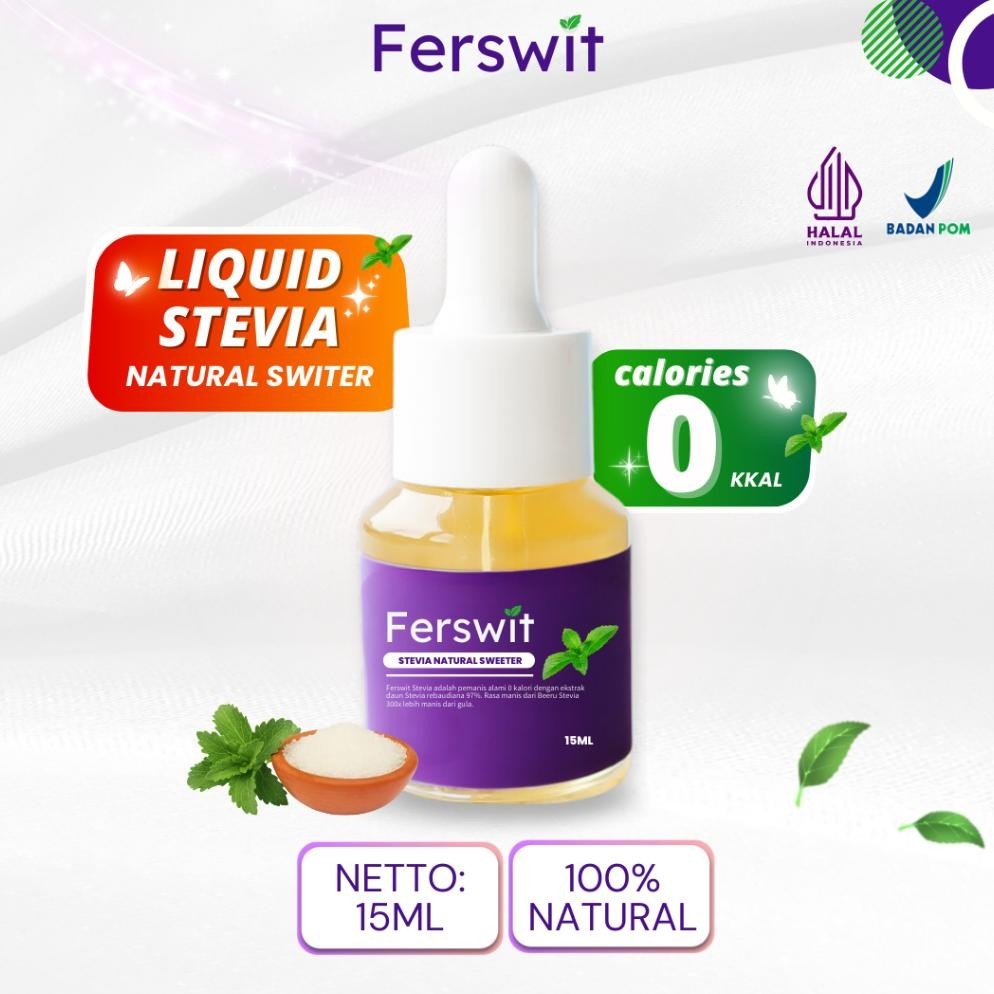 

Ferswit Stevia Alami Paket Bundling 3 Botol Manwar