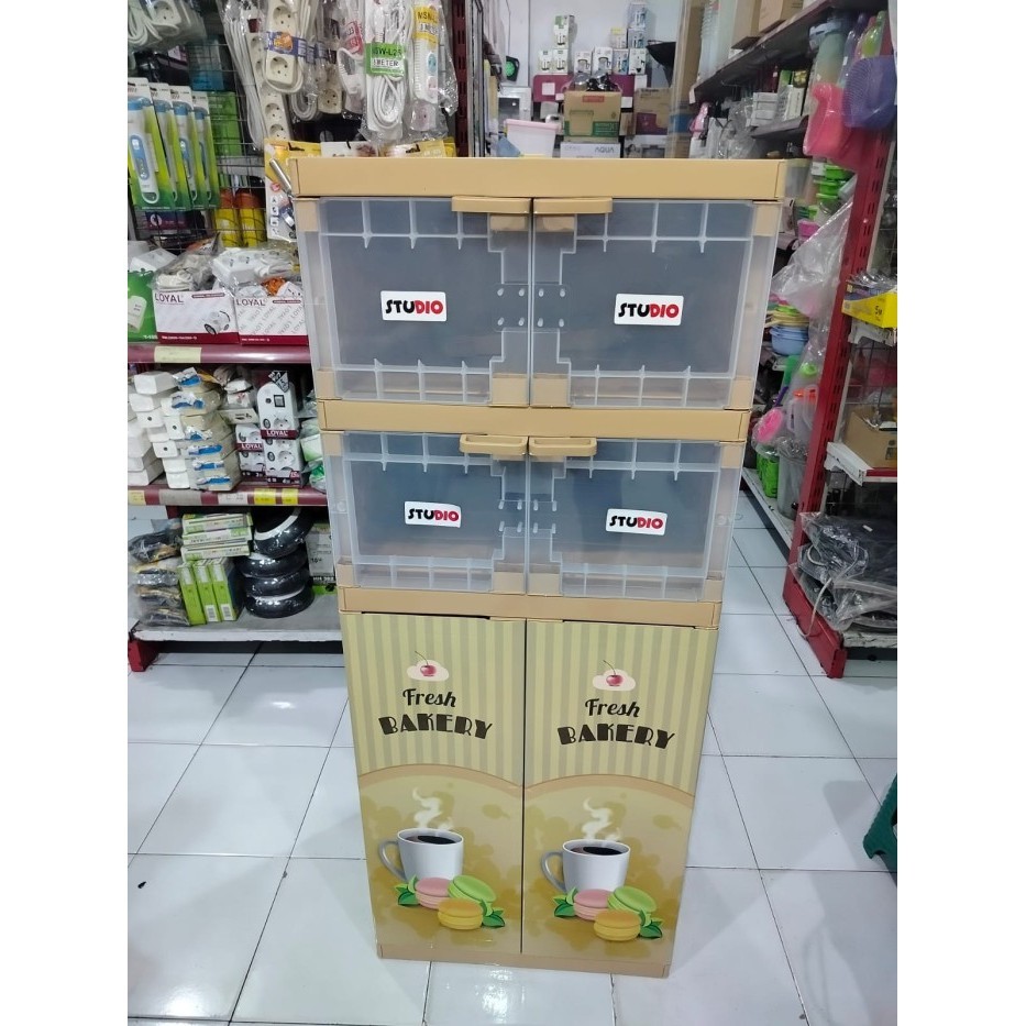 +++++] Rak Piring Susun 4 lemari piring plastik