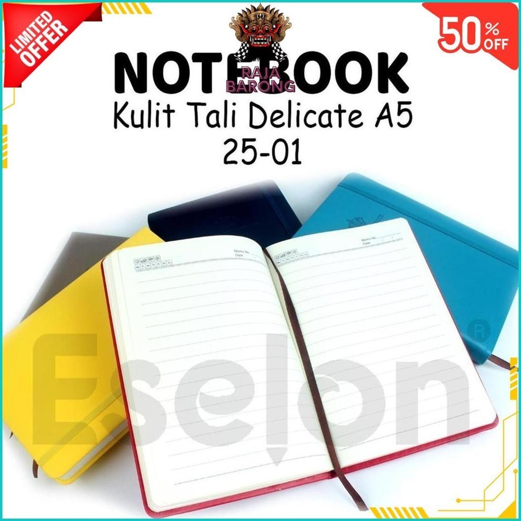 

DIARY NOTEBOOK TALI A5 25-01 / NOTEBOOK+TALI OFFICE A5 DELICATE TERLARIS