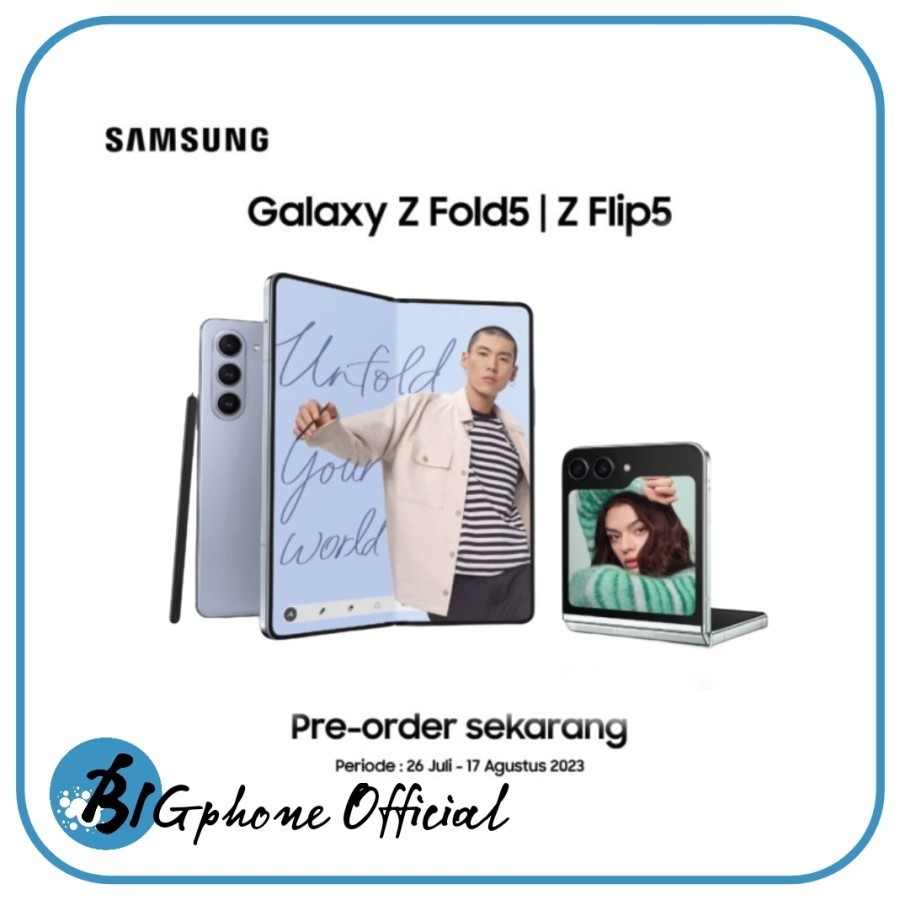 SAMSUNG Galaxy Z Fold 5 12/1 TB Garansi Resmi