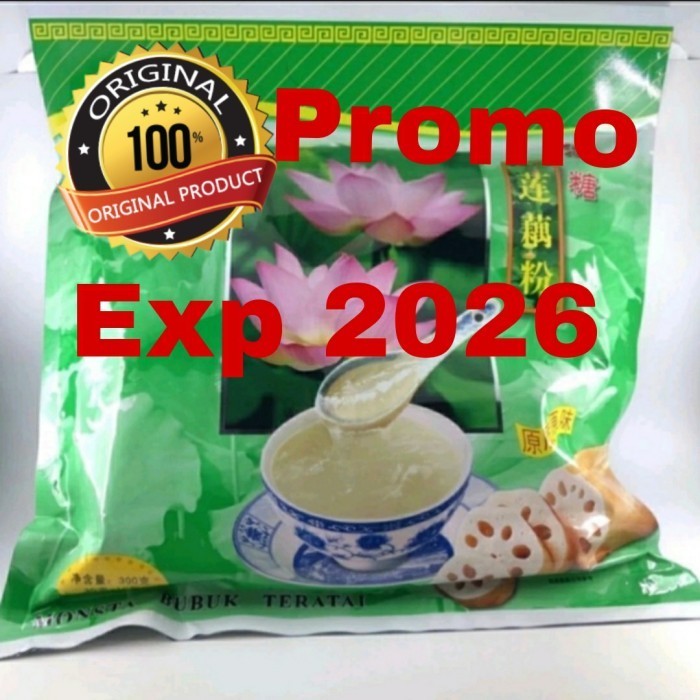 

Monsta Bubuk Teratai 300Gr/Lotus Root Powder/Yanbao