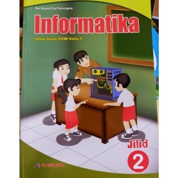 [New] Ori Satu Paket Buku Teks Informatika K13 Arya Duta Kelas 1,2,3,4,5,6