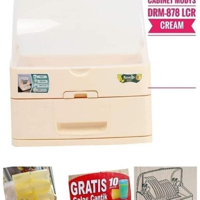 [Cod] Lemari Piring Plastik Rovega Cabinet