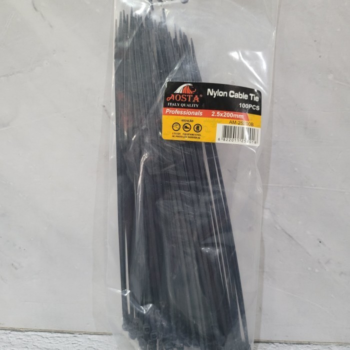 

```````] Kabel ties 2,5 x 200 mm AOSTA (100pcs)