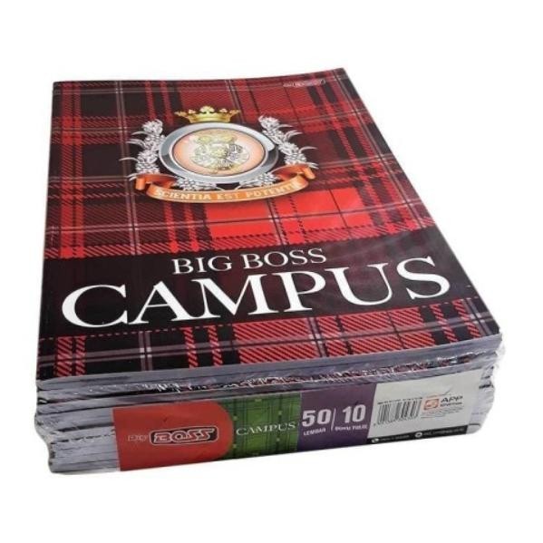 

Diskon Buku Tulis Campus 50 Lembar Isi 10 Buku Campus Boxy Panjang / Big Boss Viral