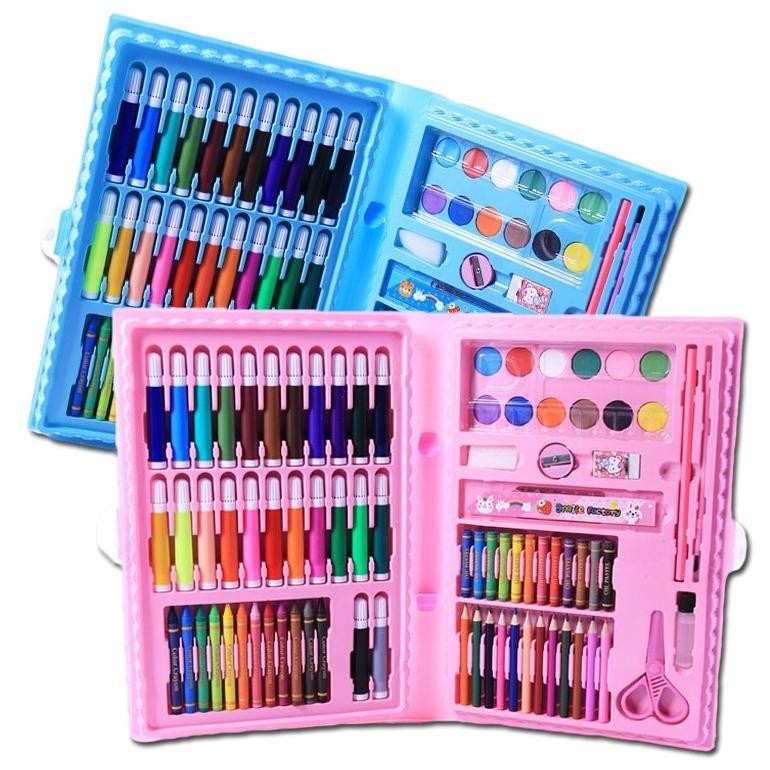 

Best Seller Pensil Krayon Anak 86Pcs Alat Menggambar Dan Mewarnai Anak - Stationery Set Pencil Crayon Cat Air Isi 86 Perlengkapan Sekolah Menggambar Anak Pensil Warna / Suvenir Pensil Warna Menggambar Sale