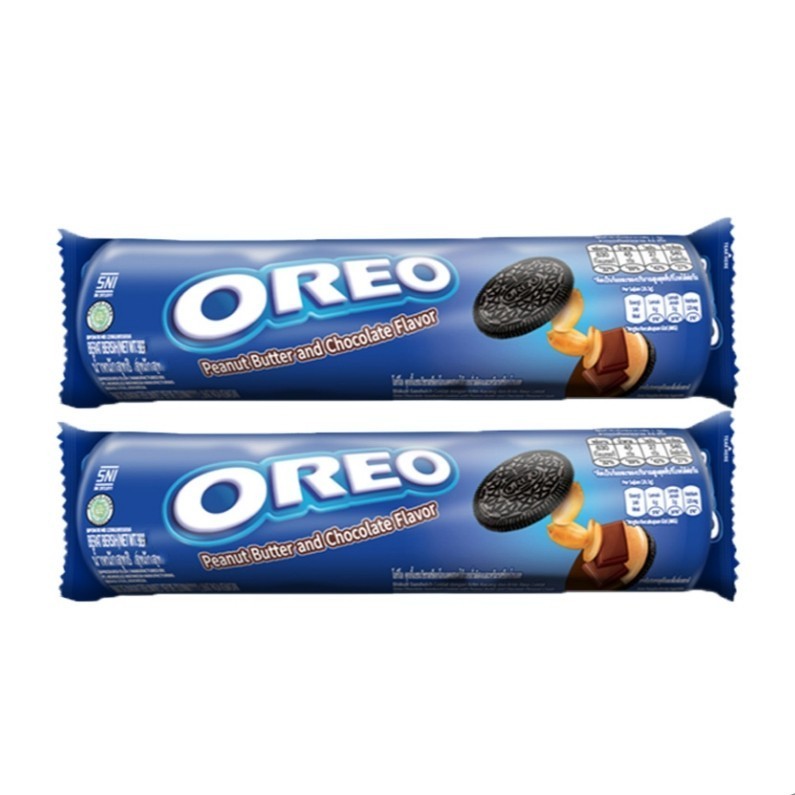 

OREO Biskuit Peanut Butter & Choco 119,6 g x 2 pcs