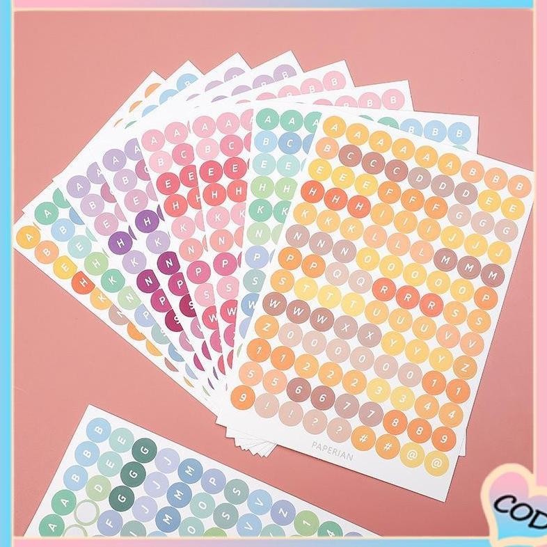 

Cod Stiker Deco Alphabet Untuk Number Aesthetic Sticker Sheet Kiss Cut Sticker Huruf-A.One Sale