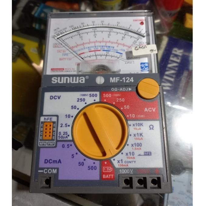 BEBAS ONGKIR - Tang Amper, Avo, Multimeter Analog Sunwa Mf124