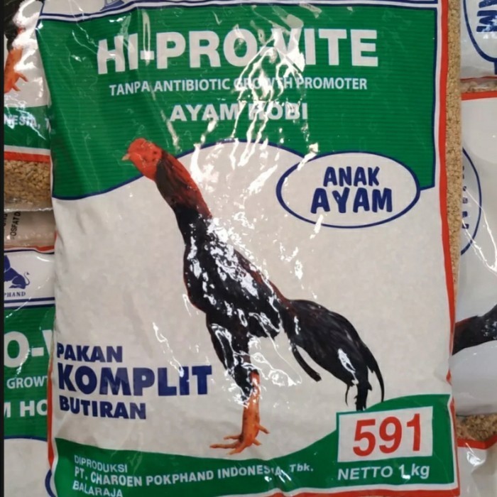 Pakan Ayam Pakan Anak Ayam Jago Pur 591 Satu Dus
