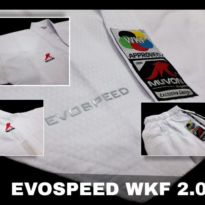 Baju karate muvon Evospeed WKF 2.0