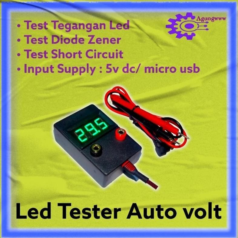 DFG Led tester auto volt alat tes led,backlight dan diode zener TERLARIS