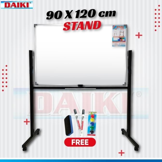 

Jual Papan Tulis Putih Double Face Stand Uk 90X120 Cm