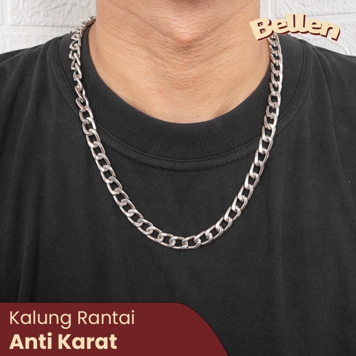 Kalung Rantai Pria Titanium Anti Karat / Kalung Rantai Pria Besar