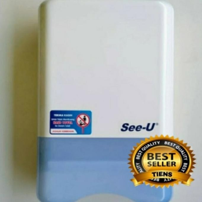 DISPENSER TISSUE HAND TOWEL SEE-U/TEMPAT TISU TOILET DINDING