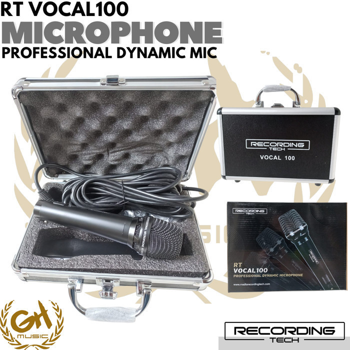 Recording Tech Rt Vocal100 Professional Dynamic Mic - Mic Rt Vocal 100