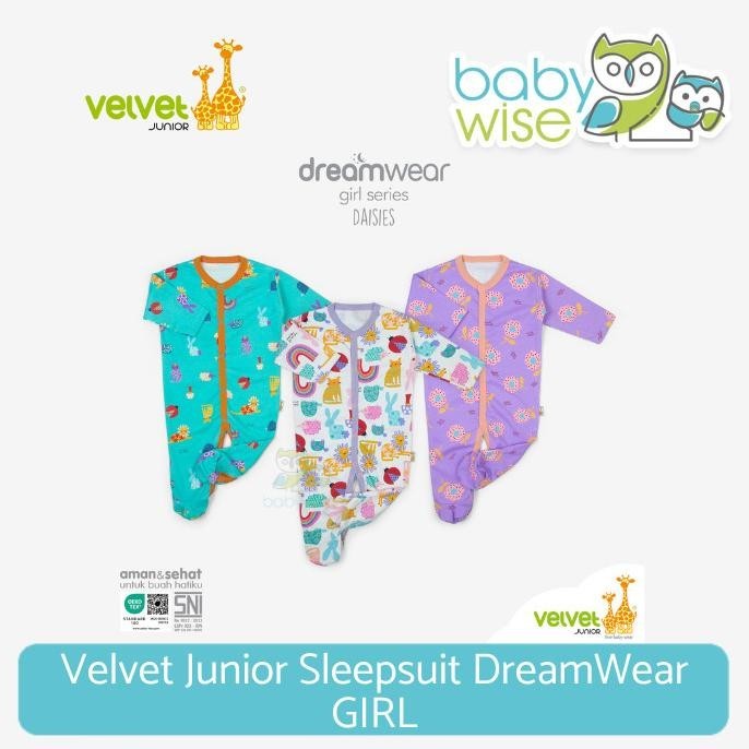 Velvet Junior Sleepsuit DreamWear GIRL