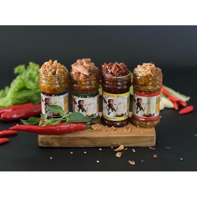 

[GUN] SAMBAL PEDAS ONTI MICI BABY CUMI, CUMI CABE IJO, TERI MEDAN, CAKALANG ASAP, BABY CUMI PETE, PETE, TERASI, BAWANG, TERI JENGKI, CAKALANG CABE IJO SELALU FRESH KEMASAN BOTOL