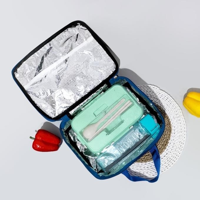 Tas Bekal Jumbo Wateroof Tas Kotak Makan Tedemei Besar Cooler Bag