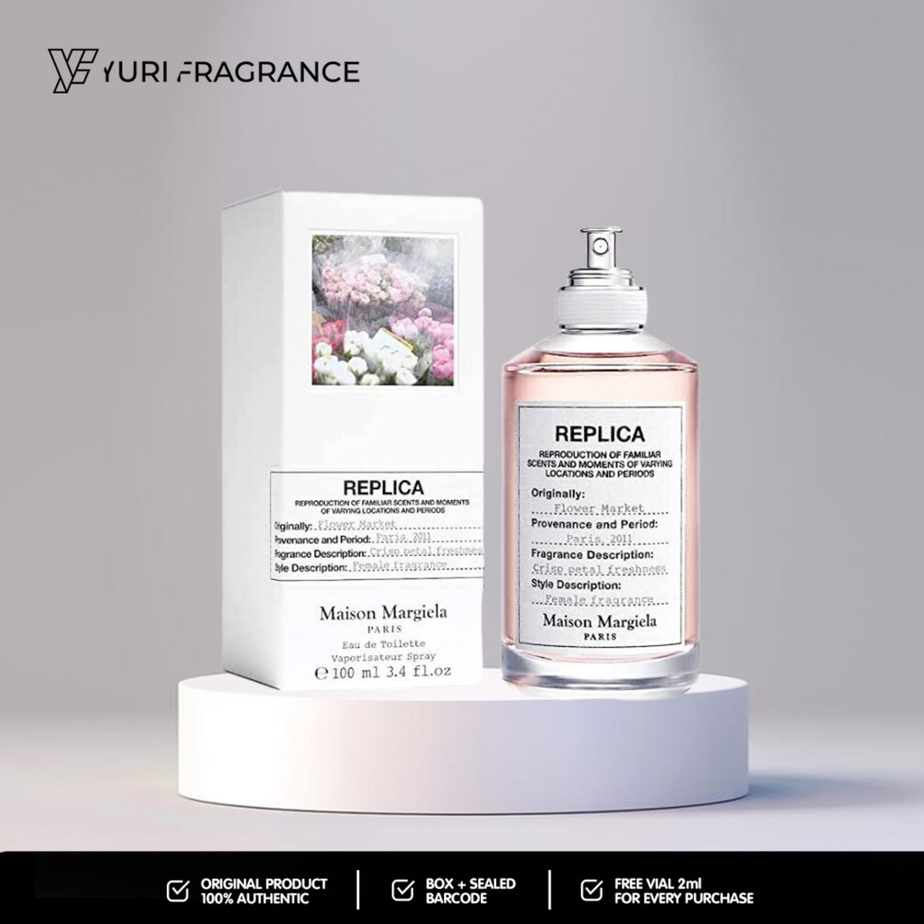 Replica Flower Market EDT 100ml Original Box Segel Lengkap