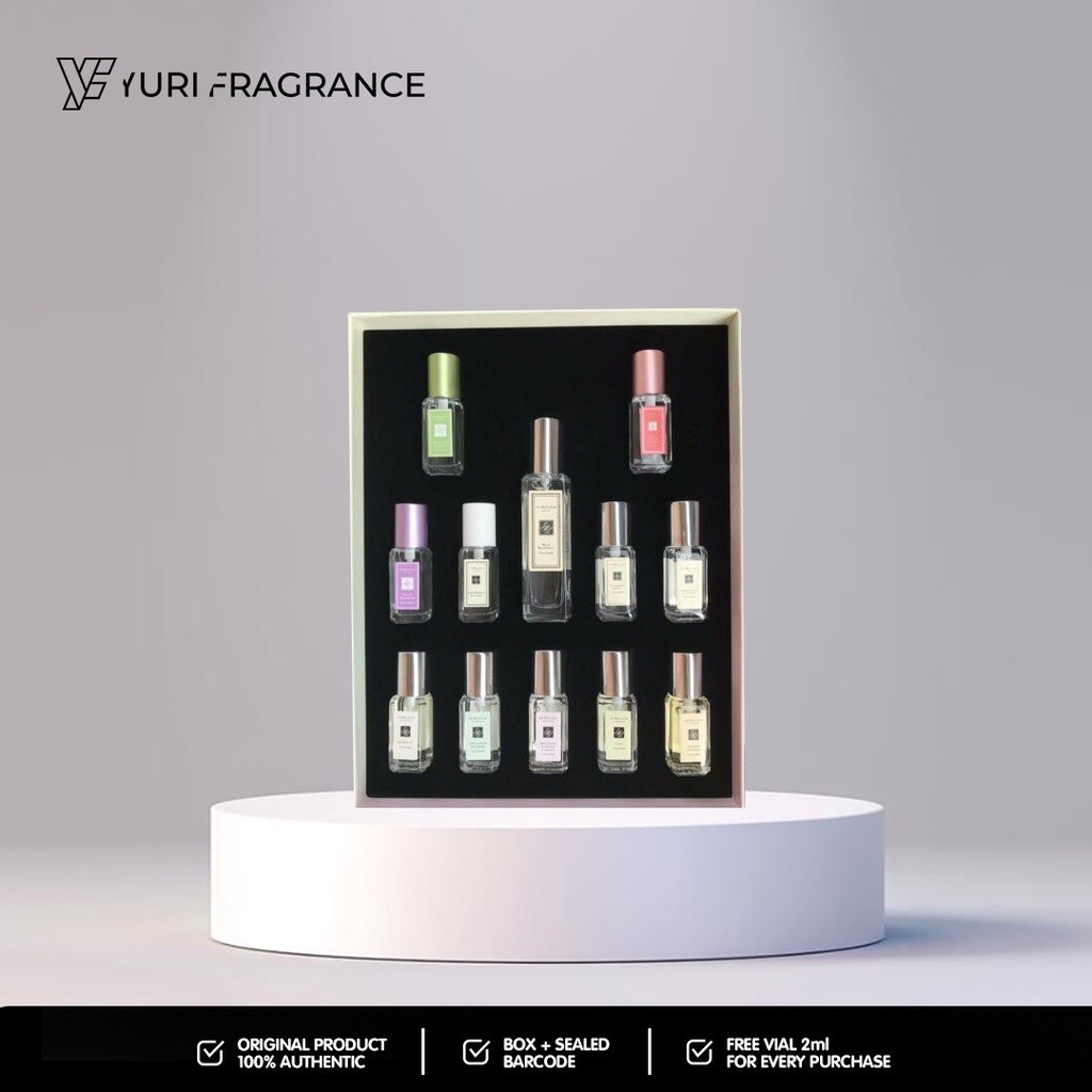 Jo Malone Miniatur 12 Pcs Gift Set 9ml Original Box Segel Lengkap