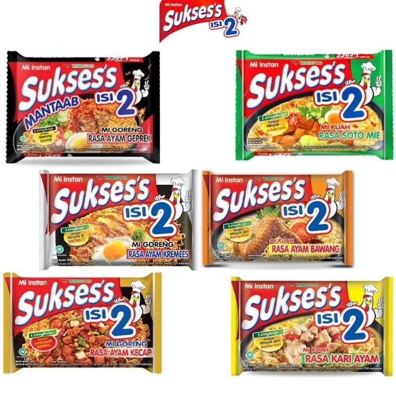 

New Produk Mie Suksess Isi 2 Kuah & Goreng All Varian Mie Sukses .