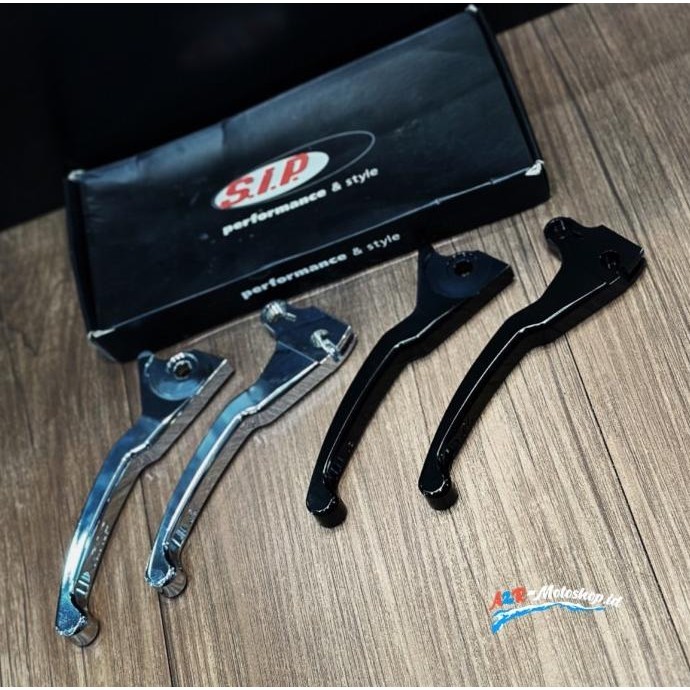 Dijual Handle Rem Short Sip Black & Silver Front & Rear Vespa Sprint