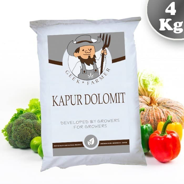 Pupuk Kapur Pertanian Dolomit Premium (Geek Farmer)