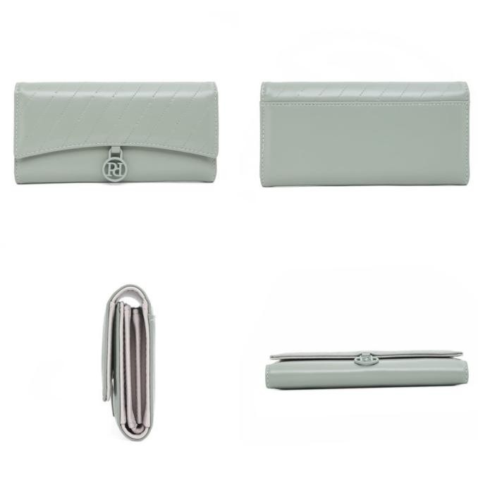 DOMPET PANJANG WANITA ELYSIA PRETTYZYS ORIGINAL KULIT HIJAU WA793G1