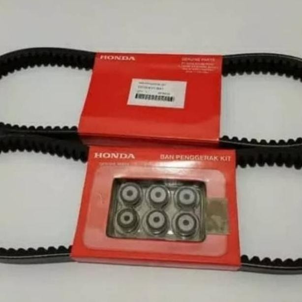 V-BELT PLUS ROLLER BEAT KARBU/ SCOOPY KARBU KUALITAS ORI HGP