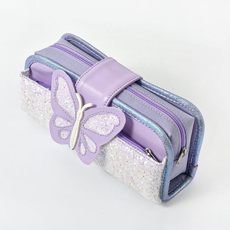 

VIRAL Tempat Pensil Kupu2 KPMK / Pencil Bag Butterfly ii-99