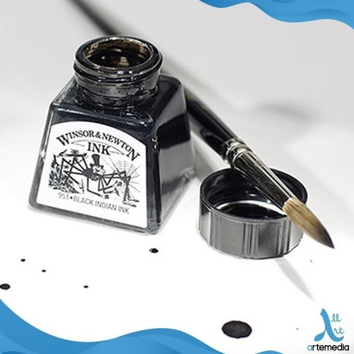 

Sale Tinta Kaligrafi Winsor & Newton Black Indian Drawing Ink Pigment Color Termurah Terlaris