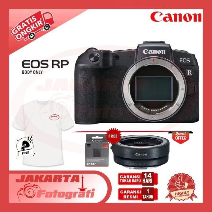 Canon EOS RP Body Only Mirrorless Only EOS RP BO RESMI
