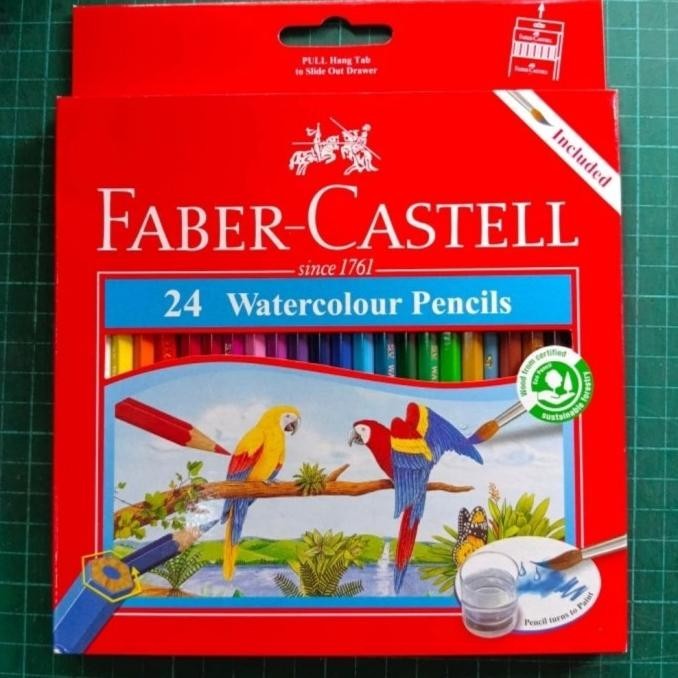 

pensil 24 warna faber castell