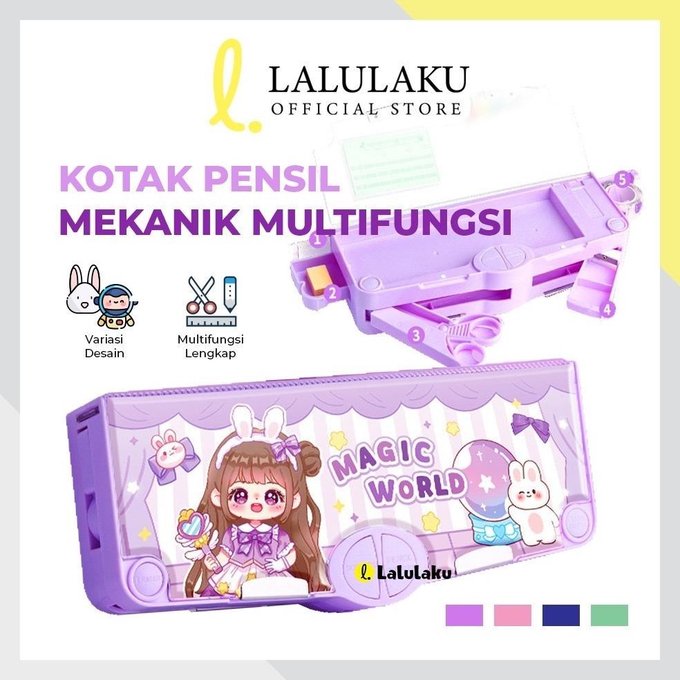 

Berkualitas Tempat Pensil Multifungsi Motif Unicorn / Dinosaurus / Astronot Untuk Anak Tk/Kotak Pensil Pola Kartun Dengan Rautan Promo
