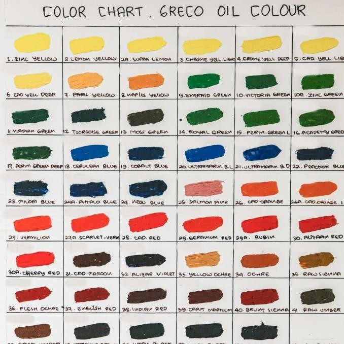 

Greco Oil Color / Oil Colour / Cat Minyak Greco 21ml (Kategori 2)