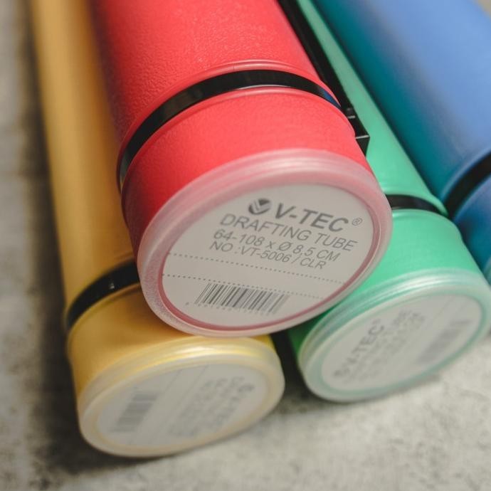 

Tabung Gambar 108 X 8.5 cm V-TEC 5006 CLR / Drafting Tube